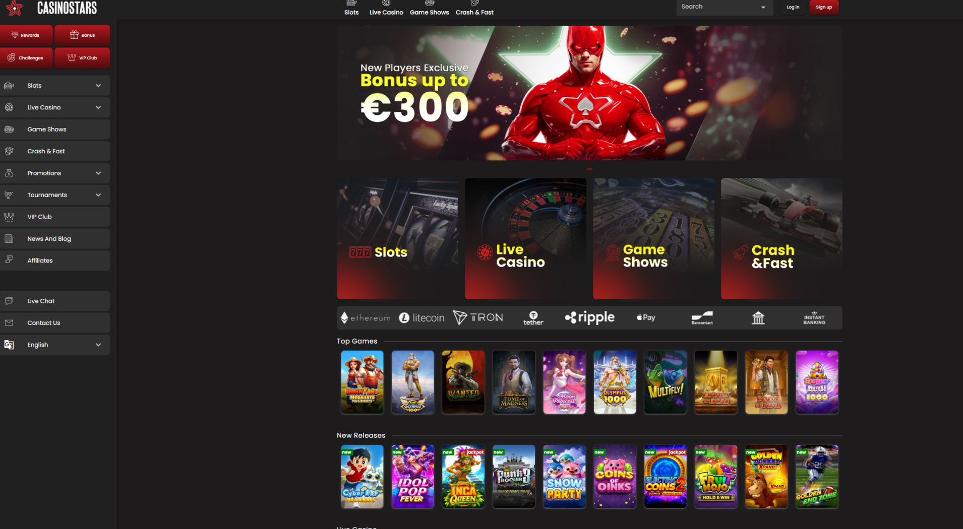 6. CasinoStar- Pagamenti rapidi del casinò OVO